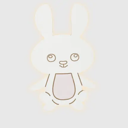 Veilleuse murale lapin