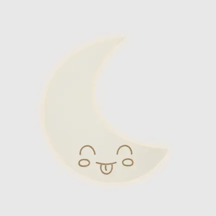 Veilleuse murale lune