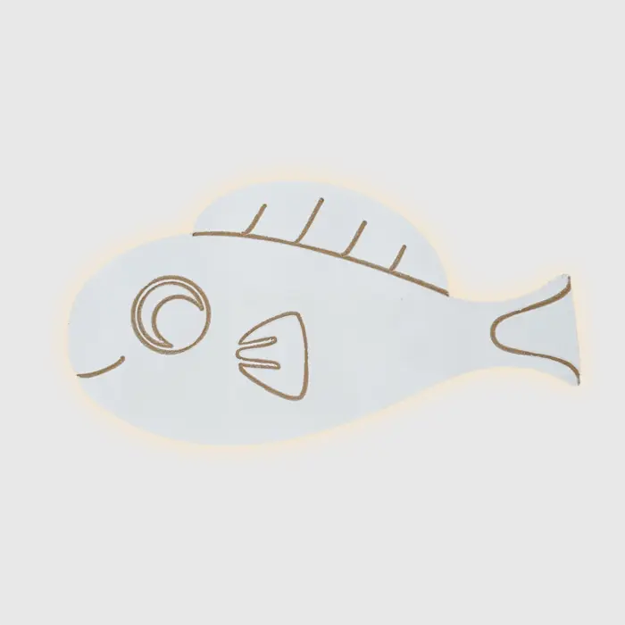 Veilleuse murale poisson