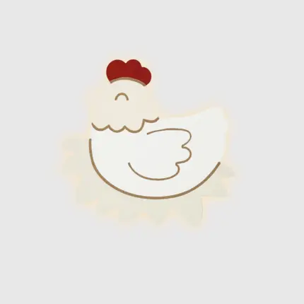 Veilleuse murale poule