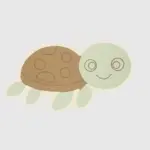 Veilleuse murale tortue