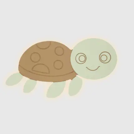 Veilleuse murale tortue