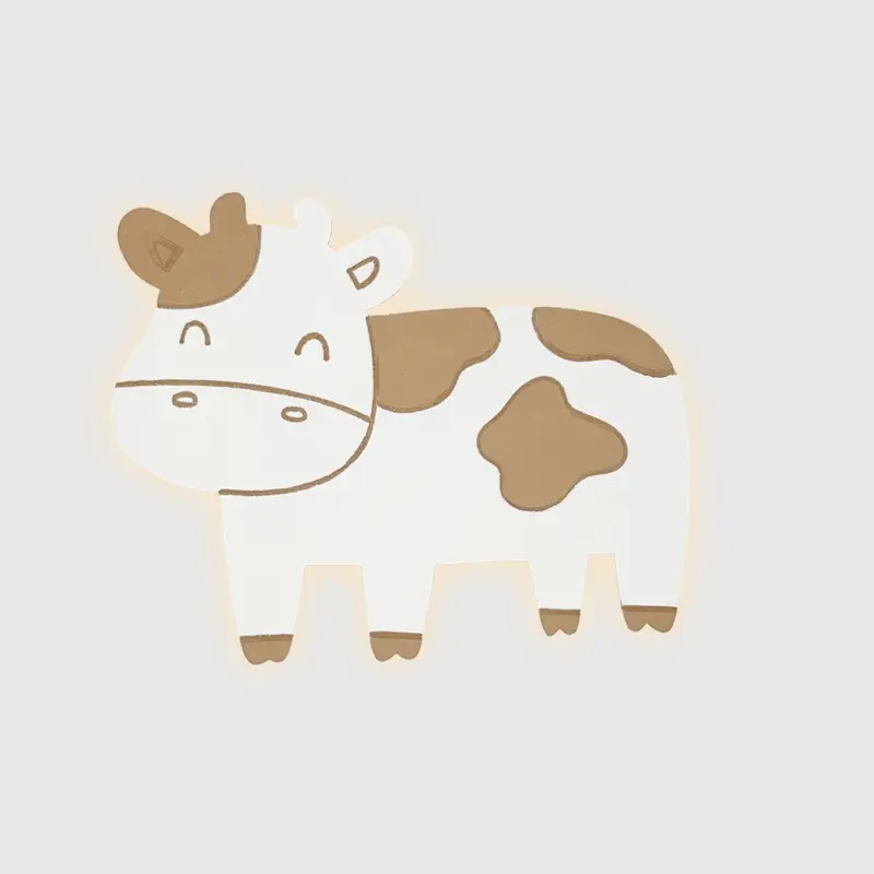 Veilleuse murale vache