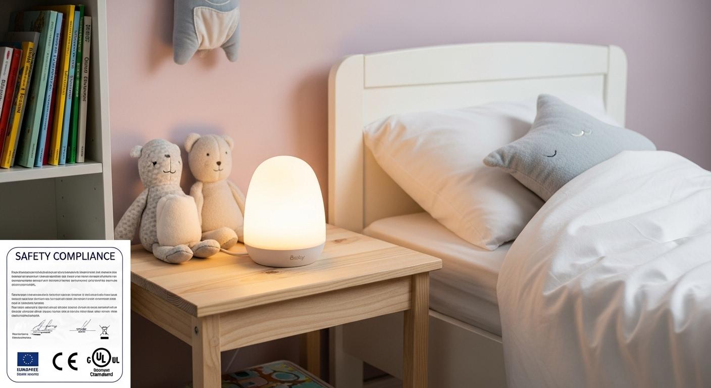 Sécurité veilleuse bébé