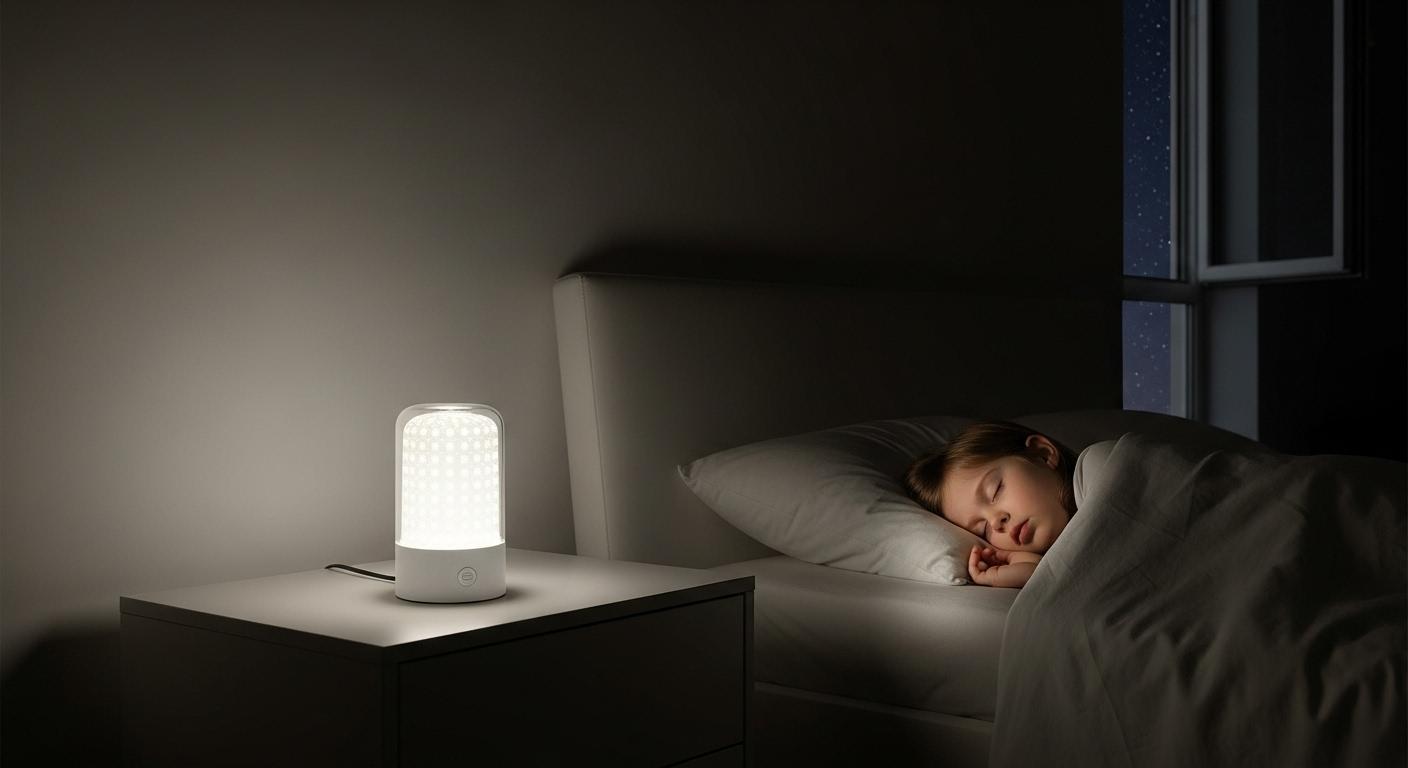 Veilleuse LED danger pour les yeux de bébé