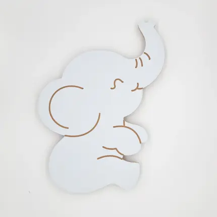 Veilleuse murale bébé éléphant