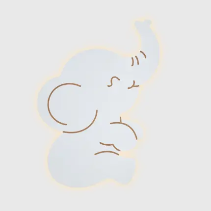 Veilleuse murale bébé éléphant