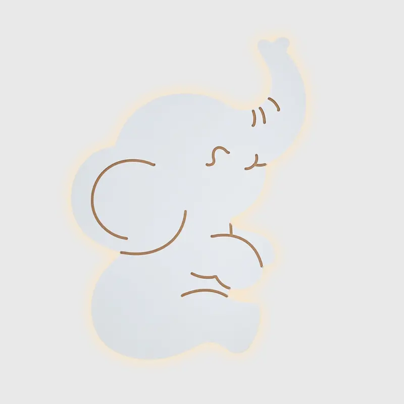 Veilleuse murale bébé éléphant